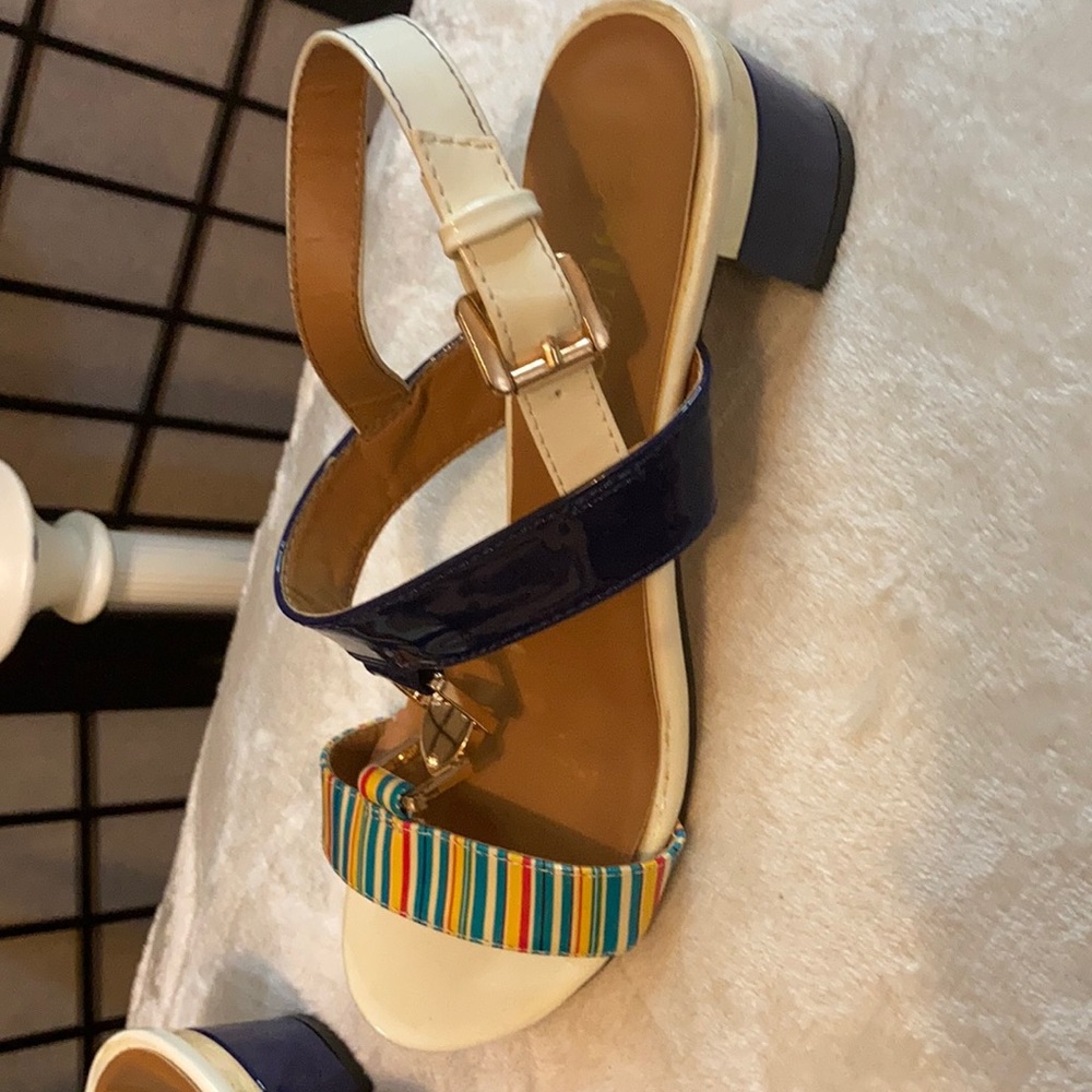 New-Never worn strapped sandal.